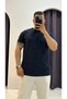 Shoulder and Sleeve Slim Regular Fit Basic T-Shirt - 4