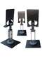 Foldable & 360° Rotatable Mobile & Tablet Stand for Table, Multiple Height & Angle Adjustments, Stable Metal Base, Portrait/Landscape Modes for Video Calls & Movies - 8