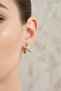 Stylish Star Figured Zircon Stone Yellow Color Bijouterie Earrings - 5