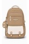 4-Piece Satin Fabric Unisex Waterproof Primary School Bag Set with Lunch Bag, Pen Holder and Accessory Bag - 4