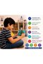 Kids Handheld Brick Game Console with LCD Screen, Built-in Classic Puzzle Games, Sound Effects, Portable Educational Gaming Toy, Ages 3+ - 4