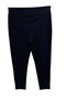 Plus Size Women's Knitted Trousers with Elastic Waist and Stone Detail - 2