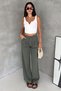 Urban Ease Women's High Waist Palazzo Jean Trousers - 4