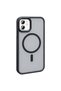 iPhone 12 Case Magsafe Supported Camera Raised Silicone Matte Anti-Fingerprint Tkng - 4