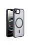 iPhone 16E Case Magsafe Supported Camera Raised Silicone Matte Anti-Fingerprint Brsa