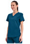 Ww665 Women's Scrubs Top – Imported, Modern Classic Fit, V-Neck, 3 Pockets, 2-Way Stretch Doctor/Nurse Uniform - 3