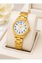 Women's Wristwatch Gold Color Casual and Stylish Combination Gift Boxed