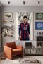 Lionel Messi Wall Covering – Modern Decorative Quality Fabric Tapestry Wall Tapestry - 2