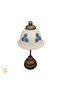 Lampshade-Table Lamp-Night Light-With Evil Eye Beads-Wired-Decorative-Handmade-With Transparent Porcelain Hat - 3