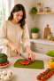 Kitchen Cutting Board Flexible Chopping Mat Non-Slip Cutting Board Thin Plastic Vegetable Fruit Meat Cutting Board - 2