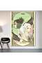 The Lovers Tarot Anime Wall Cloth Wall Tapestry First Quality Satin Fabric Poster