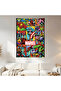 Marvel Comics Collage Wall Covering Wall Tapestry First Quality Satin Fabric Poster - 2