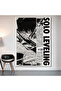 Solo Leveling Sung Jinwoo Wall Covering Wall Tapestry First Quality Satin Fabric Poster
