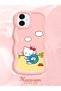 Samsung Galaxy A06 Compatible Case Camera Protector Pink Silicone Couple Phone Case Kitty Pattern - 2