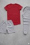 T-Shirt, Sweatpants, Shorts 3-Piece Combination Thin, Sweat-Absorbing Summer Women's / Girls' Model - 2