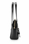 Women's Black Shoulder Bag with Zipper Daily Hand and Shoulder Bag - 4