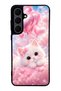 Samsung S25 Fe Cupid Cloud Kitty Design Glossy Phone Case