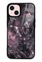 iPhone 13 Rose Chrome Butterfly Design Glossy Phone Case