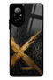 Realme 12 Lite Golden Leopard X Design Glossy Phone Case