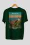 Bogota Colombia Green Oversize Country City Back Printed Unisex T-Shirt 100% Cotton Premium
