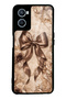 Oppo A96 Glossy Phone Case with Bronze Pearl Design