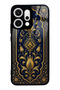Oppo Reno 14 Sapphire Ottoman Gold Design Glossy Phone Case