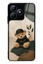Realme C53 Forest Teddy Design Glossy Phone Case