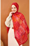 Riva Shawl Tencel Terra Red - 3