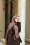 Jacquard Ethnic Pattern Vellure Shawl - Brown Pattern 2 - 2