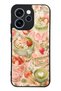 Oppo Reno 15 Pro Blush Matcha Garden Design Glossy Phone Case