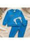 Teddy Bear Embroidered 100% Cotton 2-Piece Baby Boy Set