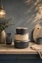 Lumino 3-Piece Storage Container Gray - 4