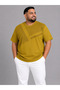 Large Size Cotton Comfortable Fit Daily Use Crew Neck Men's T-Shirt