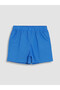 Lcw Kids Blue Elastic Waist Girls Shorts