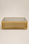 Metal Box with Gold Glass Lid - 4
