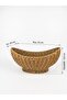 Wicker Look Oval Decorative Multi-Purpose Basket Organizer - 5