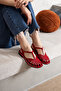 Charlotte Genuine Leather Caged T-Strap Sandals - 3