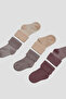Newborn Baby Girl Stripe Patterned Premium Cotton Booties Socks Set - 2