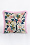 Floral Spring Breeze Botanical Fringed Pillowcase-Sakura Themed Bohemian Pink Tassel Throw Pillow Cover - 5