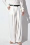 Busem High Waist Belted Wide Leg Crepe Trousers