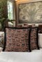 Vintage Butterfly Design Fringed Pillowcase - Naturalist Tile Black Tassel Throw Pillow Cover