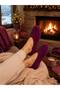 Women's Booties Slippers Stylish Foldable Portable in a Bag Home Slippers Non-Slip Noiseless Sole - 3
