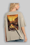 Amsterdam Netherlands 3 Beige Oversize Country City Back Printed Unisex T-Shirt 100% Cotton Premium - 3