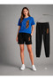 T-Shirt, Sweatpants, Shorts 3-Piece Combination, Thin Summer Sweat-Absorbing, Leopard Heart Printed, Women's / Girls' Model