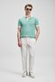 111040248 Landon Smart Polo Collar T-Shirt Men's T-Shirt Green - 2