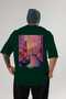 Venice Italy Green Oversize Country City Back Printed Unisex T-Shirt 100% Cotton Premium - 2