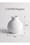 Premium - Matte White - Tiny Chubby Vase - 8X8Cm - Hand-Painted Craftsmanship