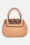 CXL by Women Snake Print Cross Body Bag, Dark Taupe - 4