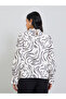 White Printed Ruffled Neck Blouse - 5
