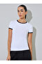 Basic Heavy Weight Fitted Round Contrast Tipping Neck Rib T-Shirt - 3